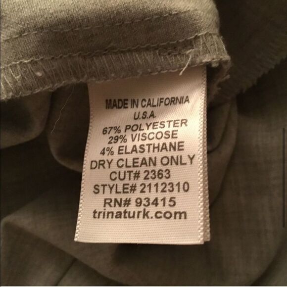 Trina Turk Dress Pants Size 10 - Picture 6 of 9